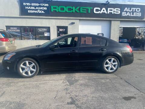 2006 Nissan Maxima for sale at Rocket Cars Auto Sales LLC in Des Moines IA
