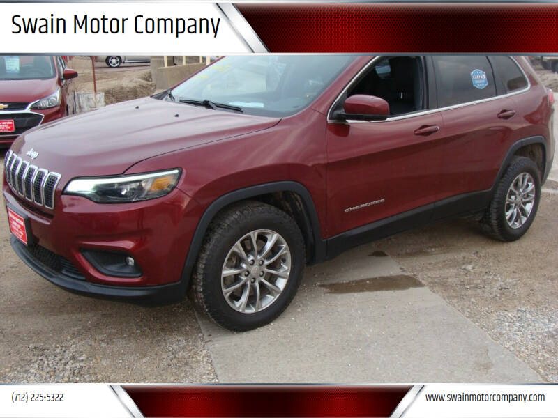 2019 Jeep Cherokee for sale at Swain Motor Company in Cherokee IA