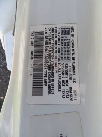 2012 Honda Odyssey EX