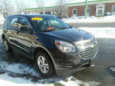 2016 Chevrolet Equinox for sale at BELLEFONTAINE MOTOR SALES in Bellefontaine OH