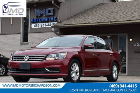 2017 Volkswagen Passat for sale at IMD Motors in Richardson TX
