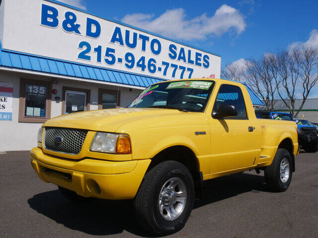 2001 Ford Ranger for sale at B & D Auto Sales Inc. in Fairless Hills PA