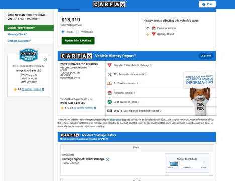 2009 Nissan 370Z Touring