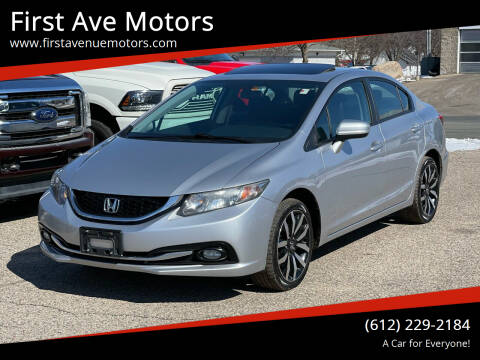 2015 Honda Civic for sale at First Ave Motors in Shakopee MN