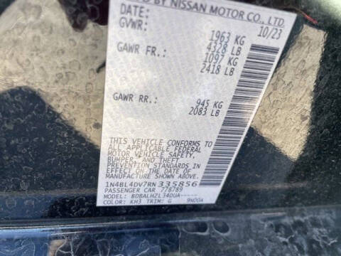 2024 Nissan Altima 2.5 SV