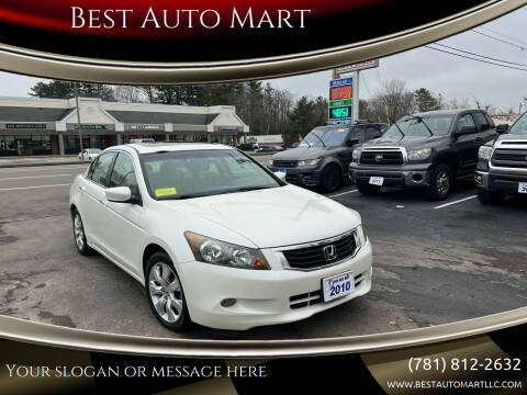 2010 Honda Accord for sale at Best Auto Mart in Weymouth MA