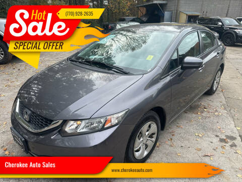 2015 Honda Civic for sale at Cherokee Auto Sales in Acworth GA
