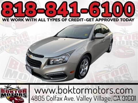 2016 Chevrolet Cruze Limited for sale at Boktor Motors in North Hollywood CA