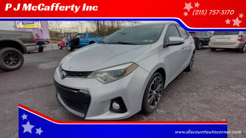 2015 Toyota Corolla for sale at P J McCafferty Inc in Langhorne PA