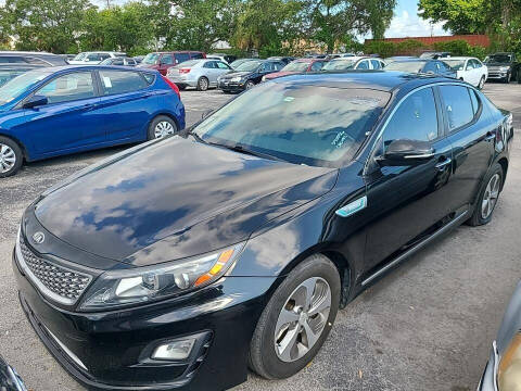 2015 Kia Optima Hybrid for sale at AUTOBAHN MOTORSPORTS INC in Orlando FL