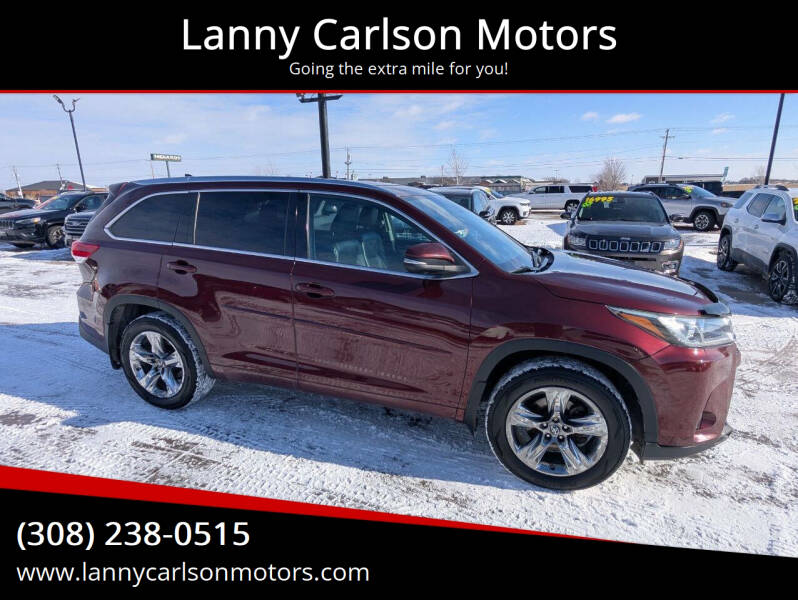 2017 Toyota Highlander for sale at Lanny Carlson Motors in Kearney NE