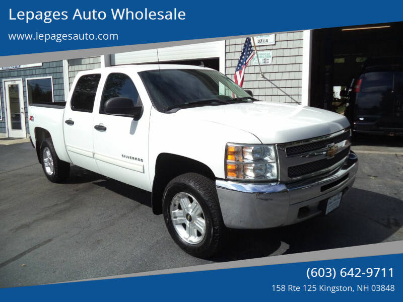 2013 Chevrolet Silverado 1500 for sale at Lepages Auto Wholesale in Kingston NH