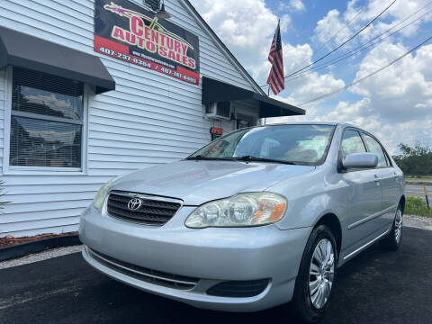 2005 Toyota Corolla for sale at CENTURY AUTO SALES in Orlando FL