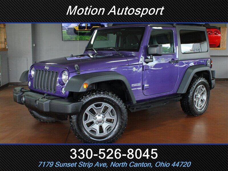 2018 Jeep Wrangler JK for sale at Motion Auto Sport in North Canton OH