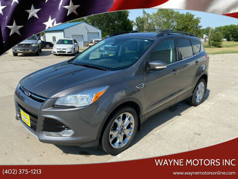 2013 Ford Escape for sale at Wayne Motors Inc in Wayne NE