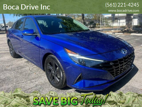 2021 Hyundai Elantra for sale at Boca Drive Inc in Oakland Park FL