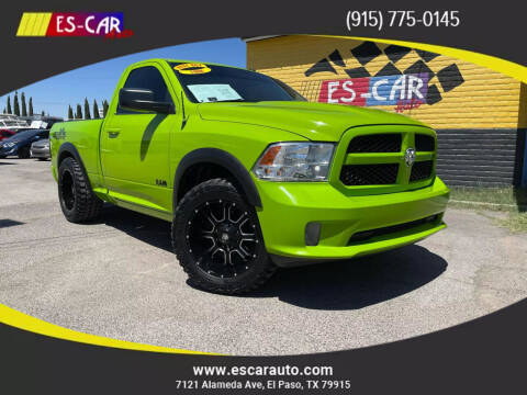 2013 RAM 1500 for sale at Escar Auto in El Paso TX