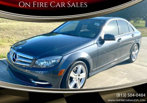 2011 Mercedes-Benz C-Class for sale at On Fire Car Sales in Tampa FL