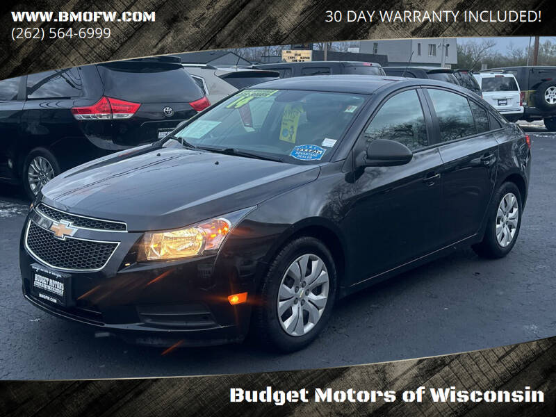 2014 Chevrolet Cruze for sale at Budget Motors of Wisconsin in Racine WI