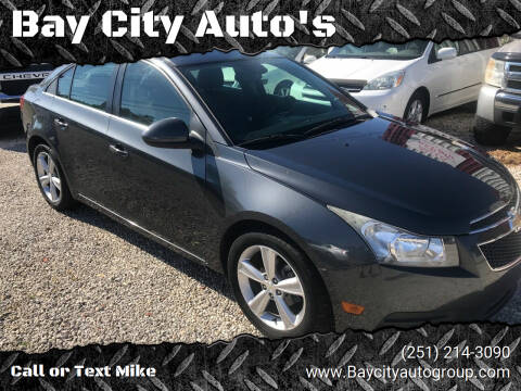2013 Chevrolet Cruze for sale at Bay City Auto's in Mobile AL
