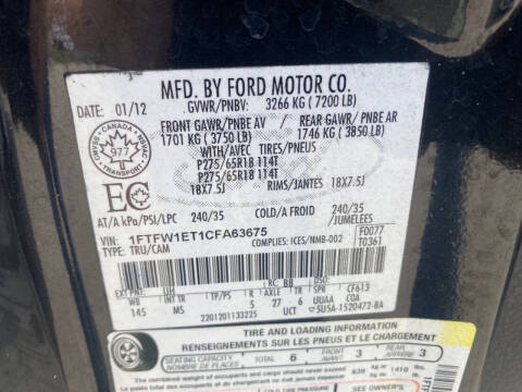 2012 Ford F-150