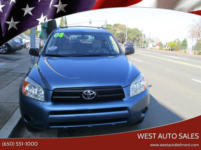 2008 Toyota RAV4 for sale at West Auto Sales in Belmont CA