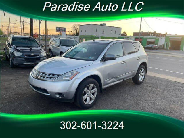 2007 Nissan Murano for sale at Paradise Auto in Wilmington, DE