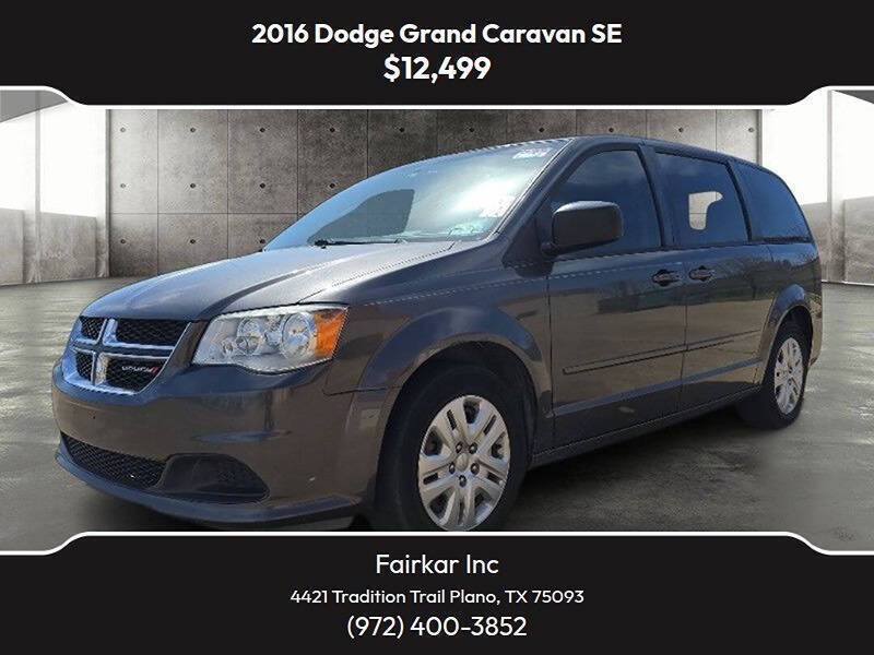 2016 Dodge Grand Caravan SE