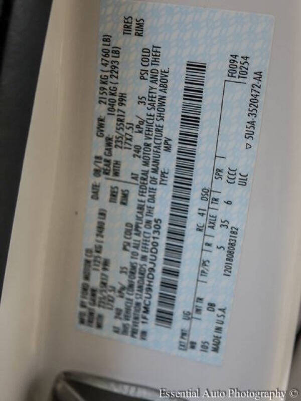 2018 Ford Escape SEL