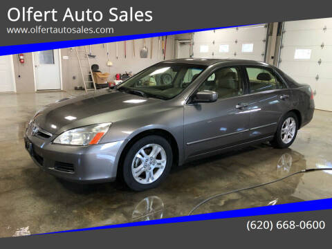 2007 Honda Accord for sale at Olfert Auto Sales LLC in Copeland KS