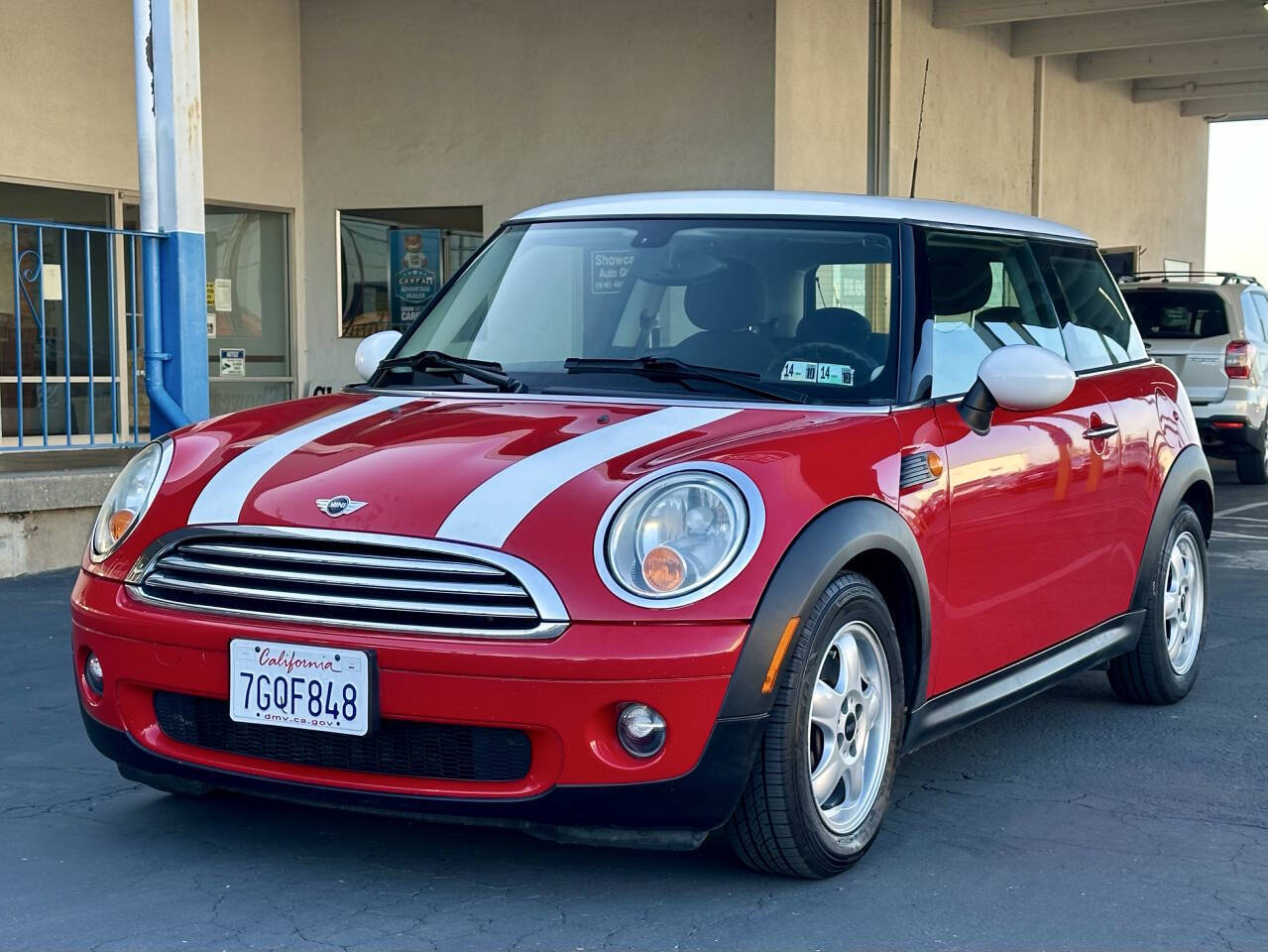 Red 2010 MINI Cooper Base Base 2dr Hatchback 1