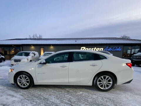 2017 Chevrolet Malibu for sale at ROSSTEN AUTO SALES in Grand Forks ND