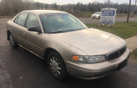 1999 Buick Century for sale at SIMPSON MOTORS in Youngstown OH