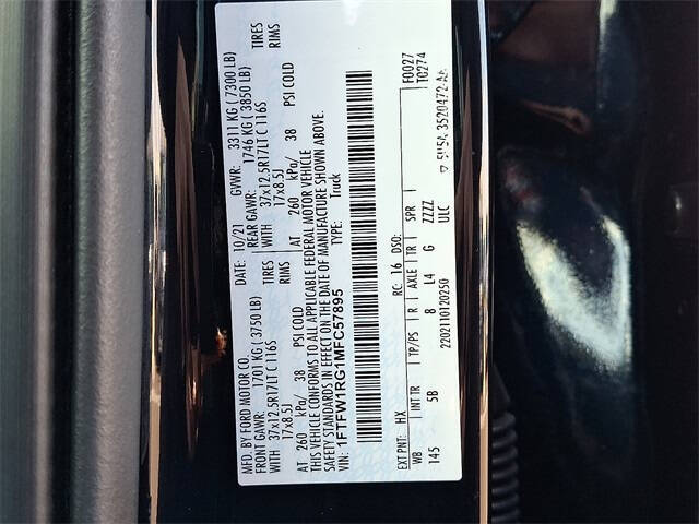 2021 Ford F-150 Raptor