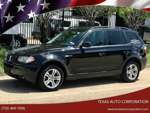 2006 BMW X3 for sale at Texas Auto Corporation in Houston TX