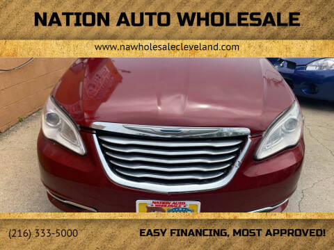 2012 Chrysler 200 for sale at Nation Auto Wholesale in Cleveland OH