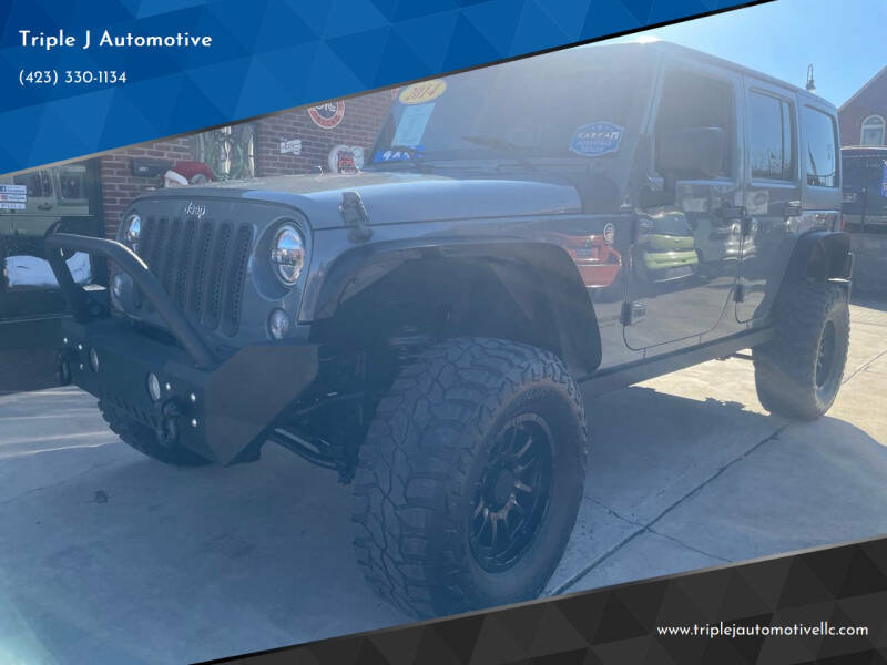 2014 Jeep Wrangler Unlimited for sale at Triple J Automotive in Erwin TN