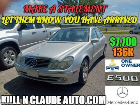 2003 Mercedes-Benz E-Class for sale at Kull N Claude Auto Sales in Saint Cloud MN