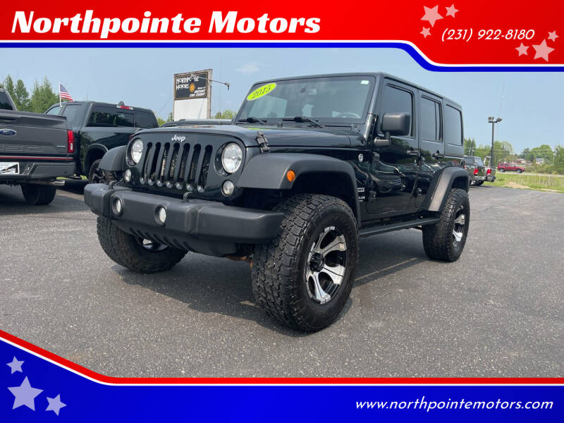 2015 Jeep Wrangler Unlimited for sale at Northpointe Motors in Kalkaska MI