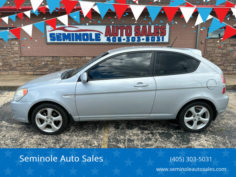 2009 Hyundai Accent for sale at Seminole Auto Sales in Seminole OK