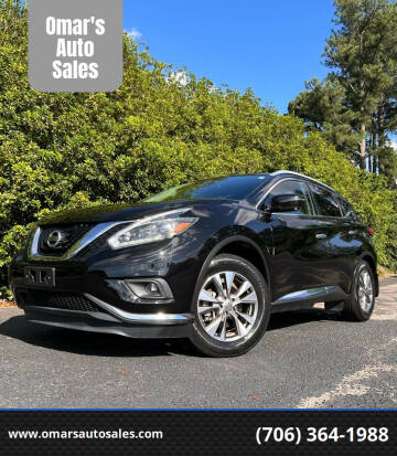 2018 Nissan Murano for sale at Omar's Auto Sales in Martinez GA