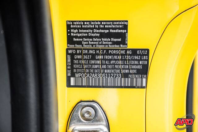 2013 Porsche Boxster