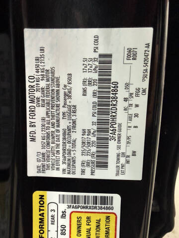 2013 Ford Fusion SE