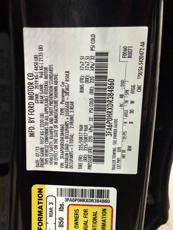 2013 Ford Fusion SE
