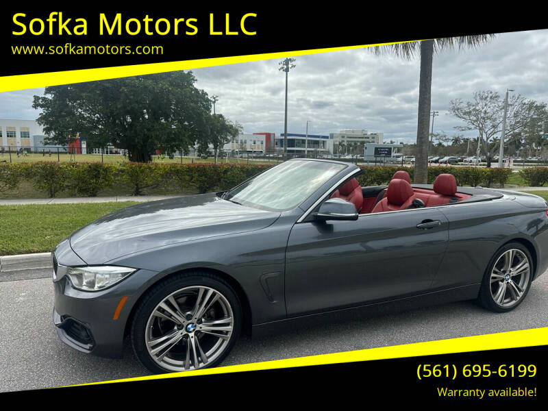 2017 BMW 4 Series for sale at Sofka Motors LLC in Boca Raton FL
