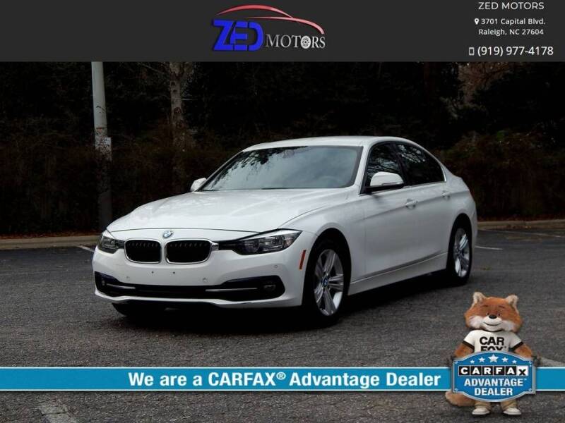 2017 BMW 3 Series for sale at Zed Motors in Raleigh NC