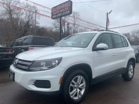 2017 Volkswagen Tiguan for sale at Dealswithwheels in Inver Grove Heights MN