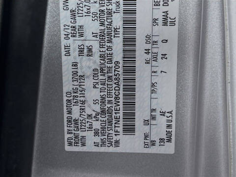 2012 Ford E-Series E-150