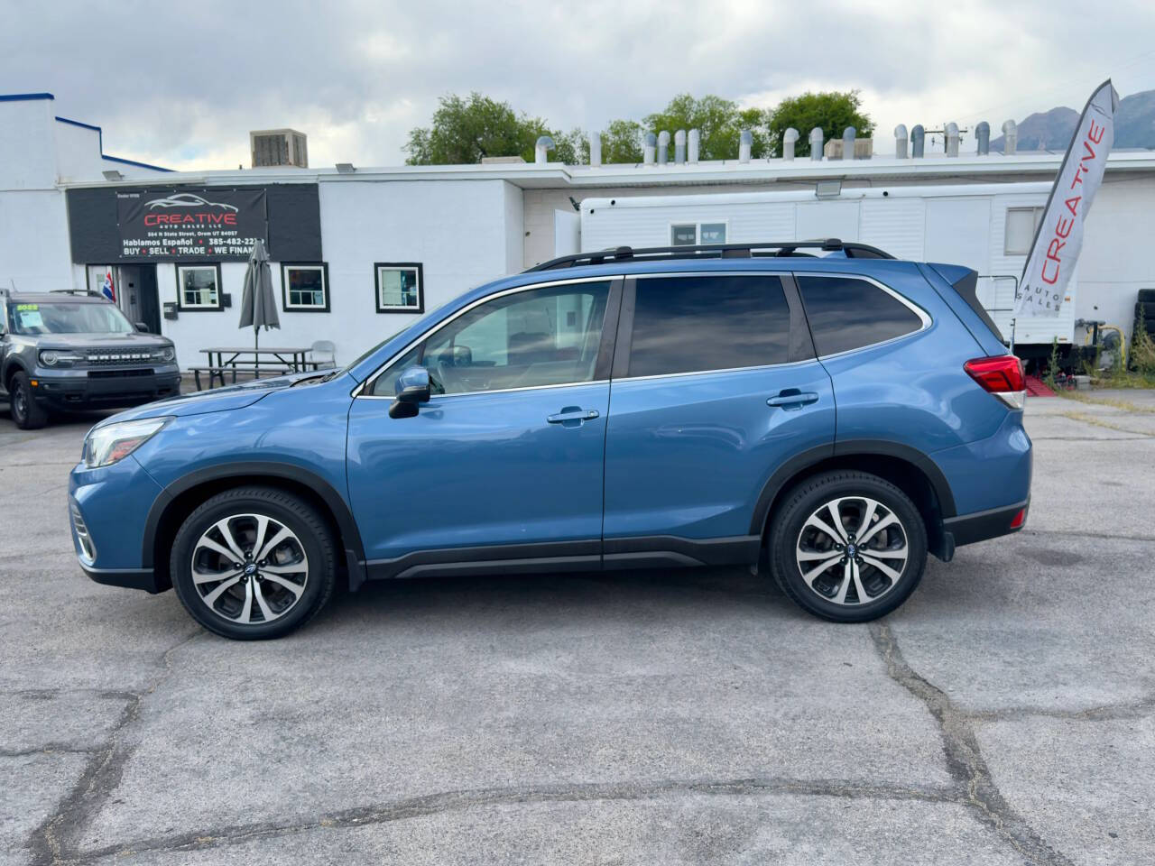 Blue 2021 Subaru Forester Limited AWD Limited 4dr Crossover 2
