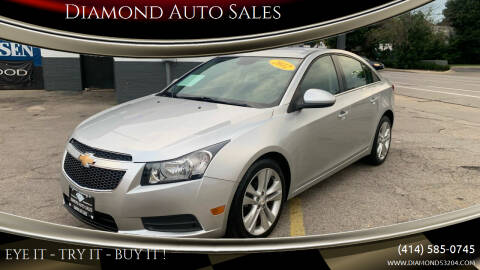 2012 Chevrolet Cruze for sale at DIAMOND AUTO SALES LLC in Milwaukee WI